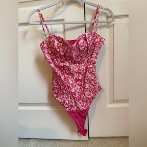 Zara floral bodysuit